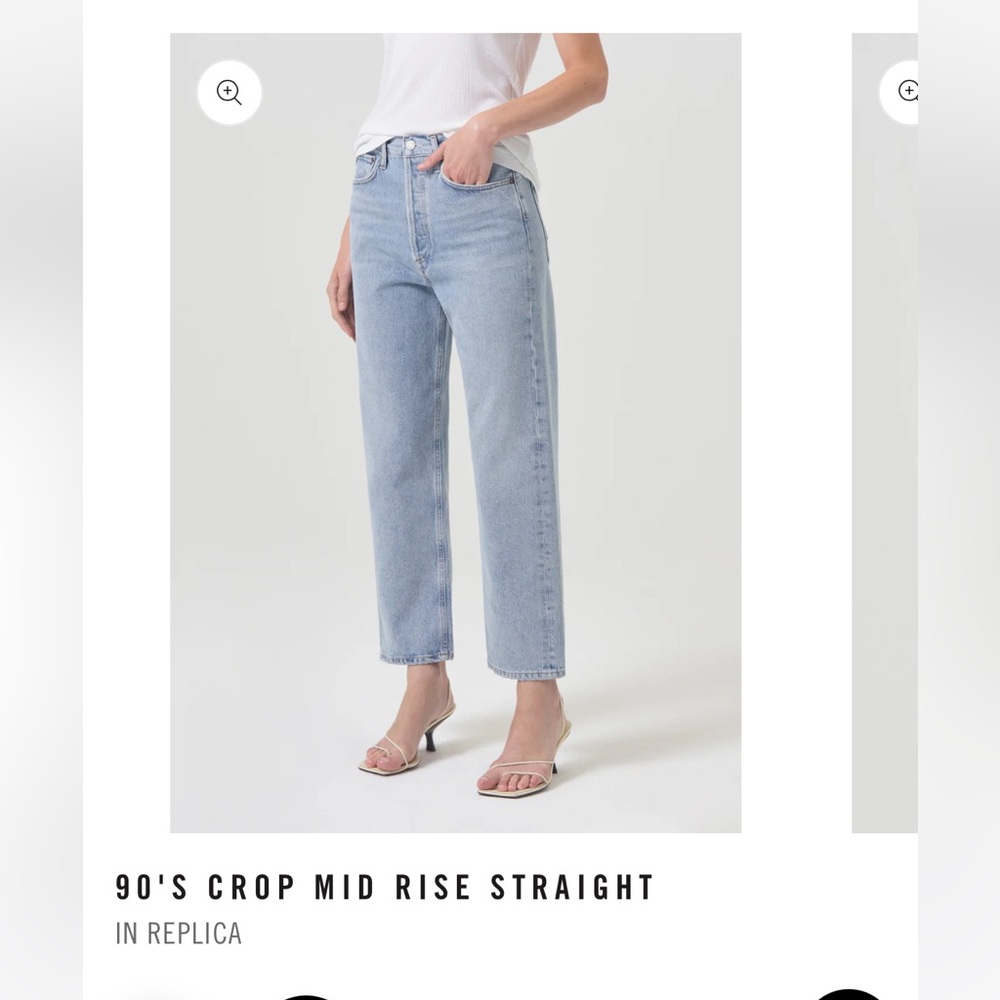 Agolde 90s Cropped Jeans
